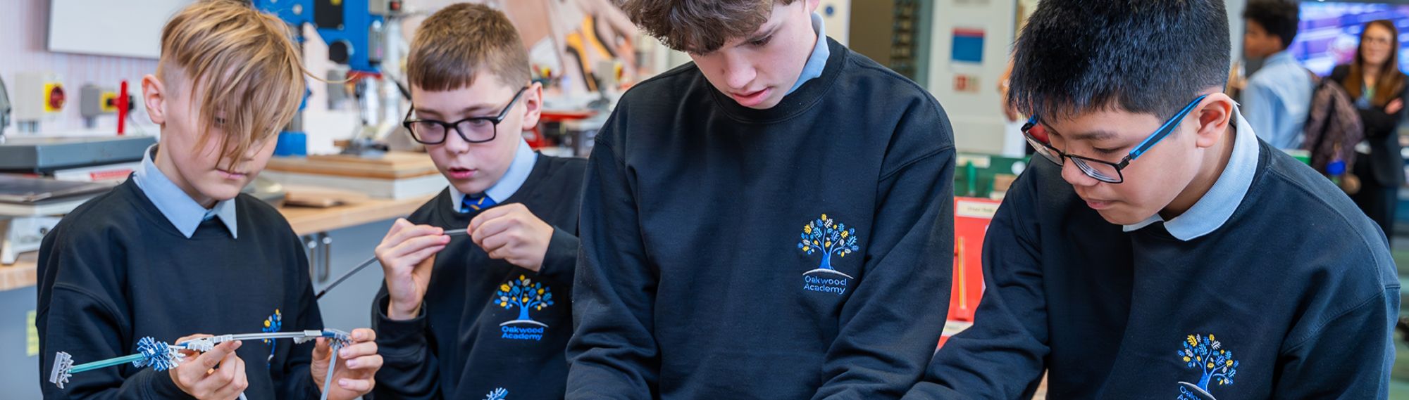 Oakwood Academy pupils